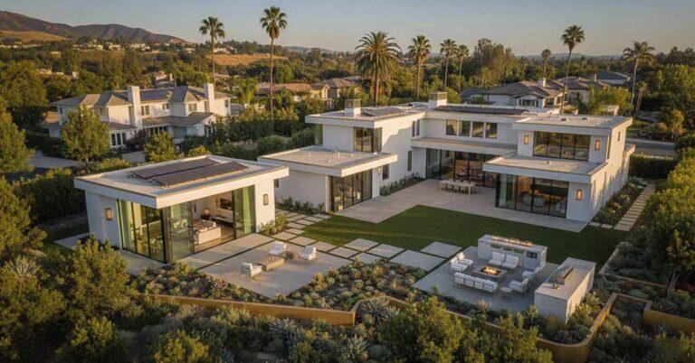 Modern California home with a detached backyard ADU showcasing increased property value, rental income potential, and ADU ROI in 2026.