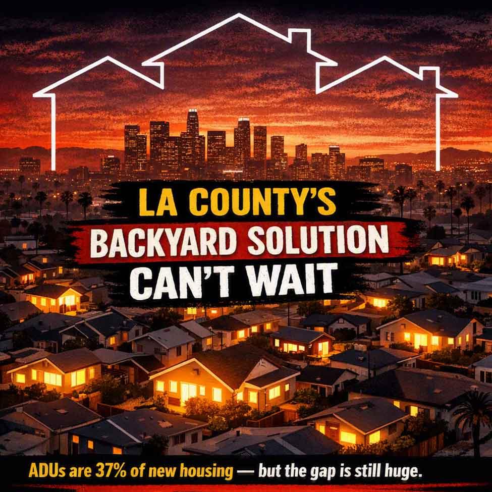 LA County's Backyard Solution: ADUs Can't Wait